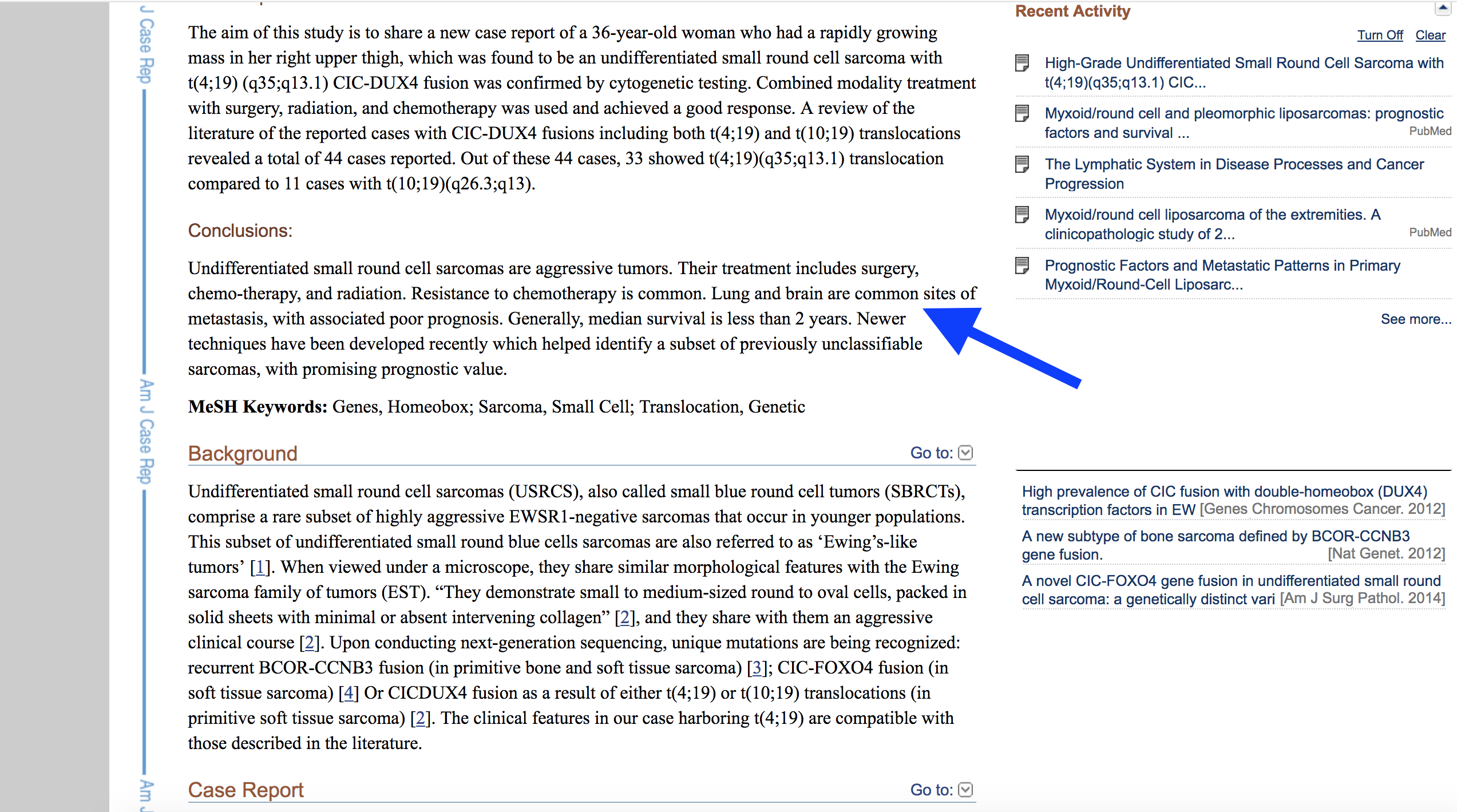round cell sarcoma